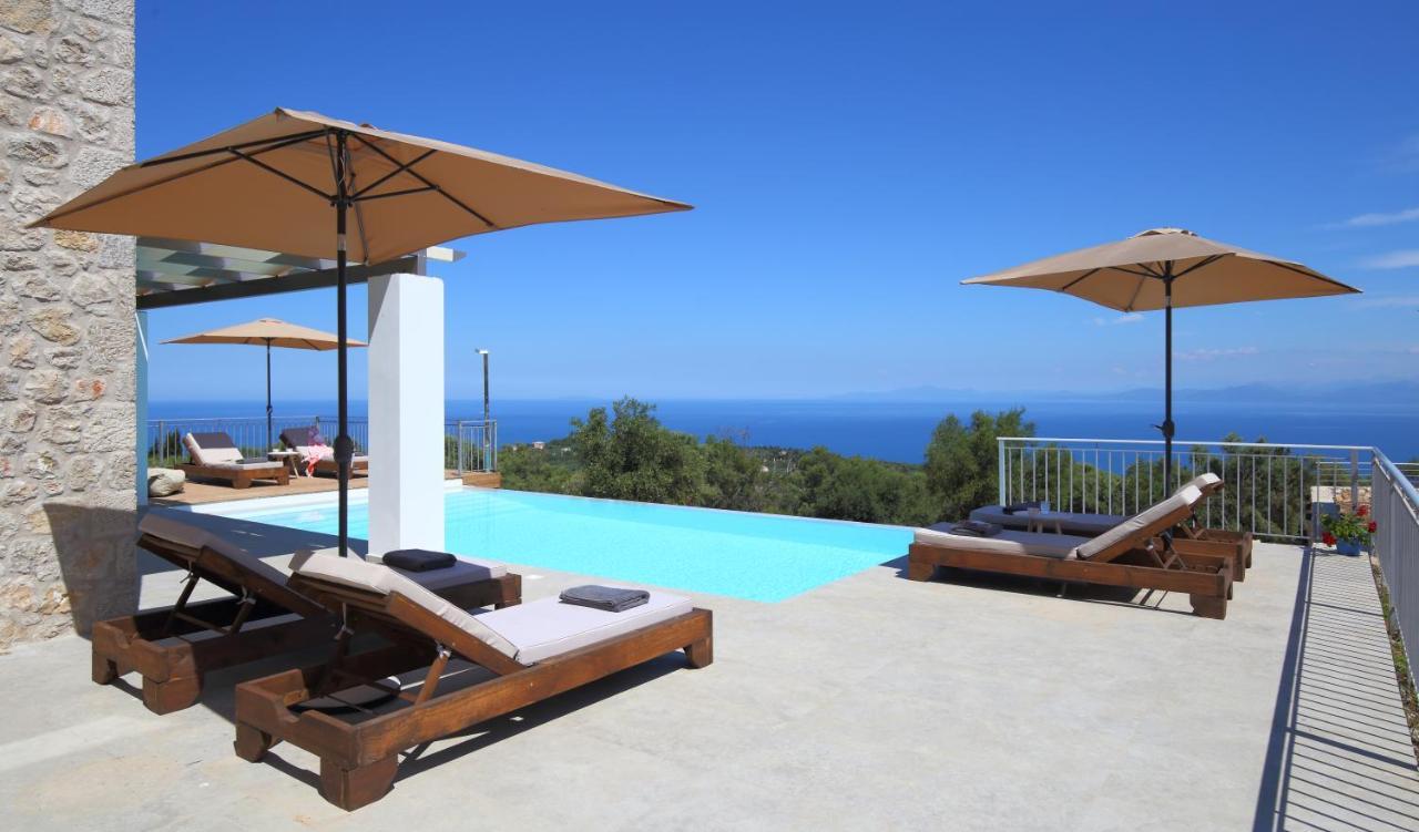 Tsakmakis Villas Luxury- Panoramic Sea View - Lefkada Cukaládesz Kültér fotó