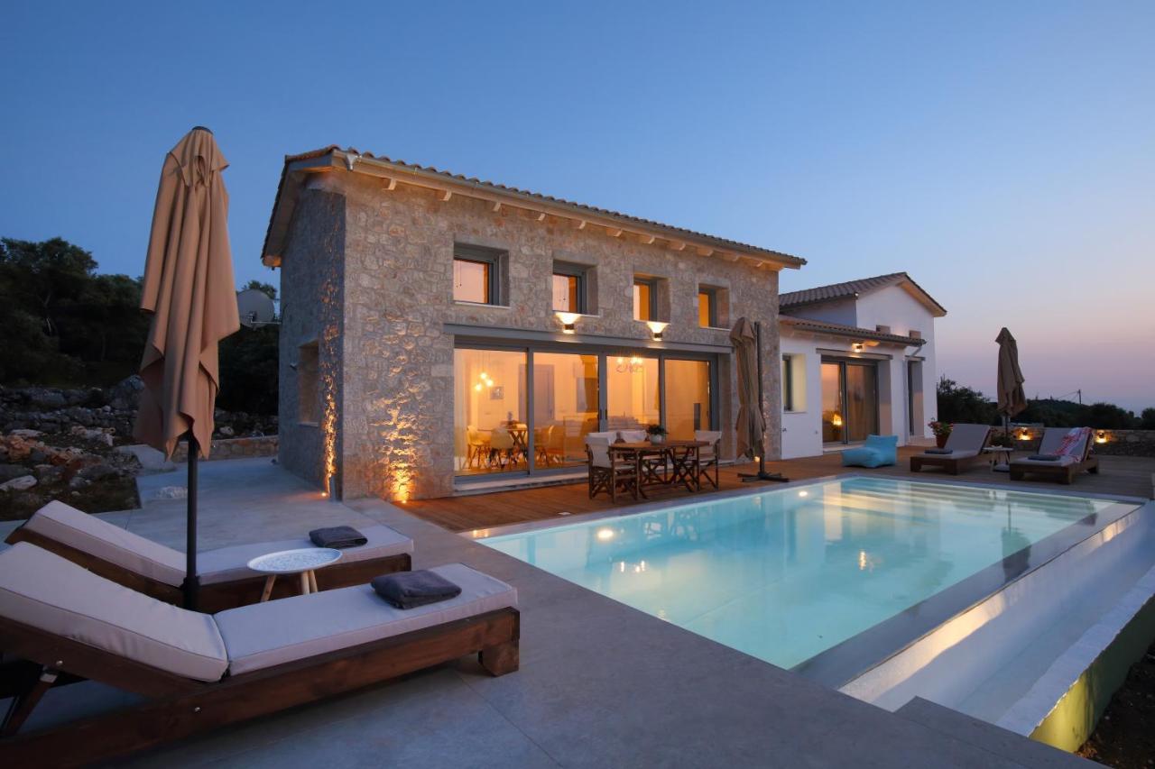 Tsakmakis Villas Luxury- Panoramic Sea View - Lefkada Cukaládesz Kültér fotó