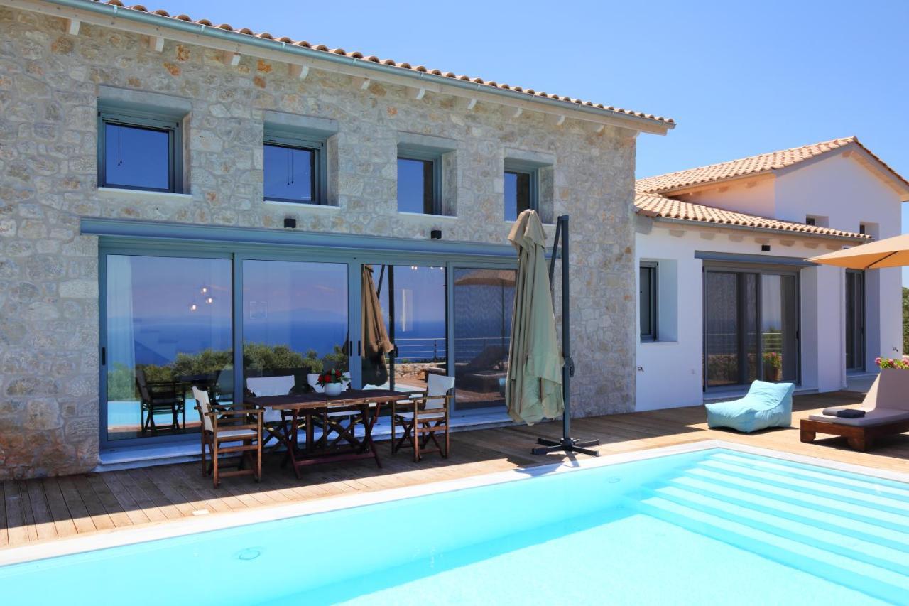 Tsakmakis Villas Luxury- Panoramic Sea View - Lefkada Cukaládesz Kültér fotó
