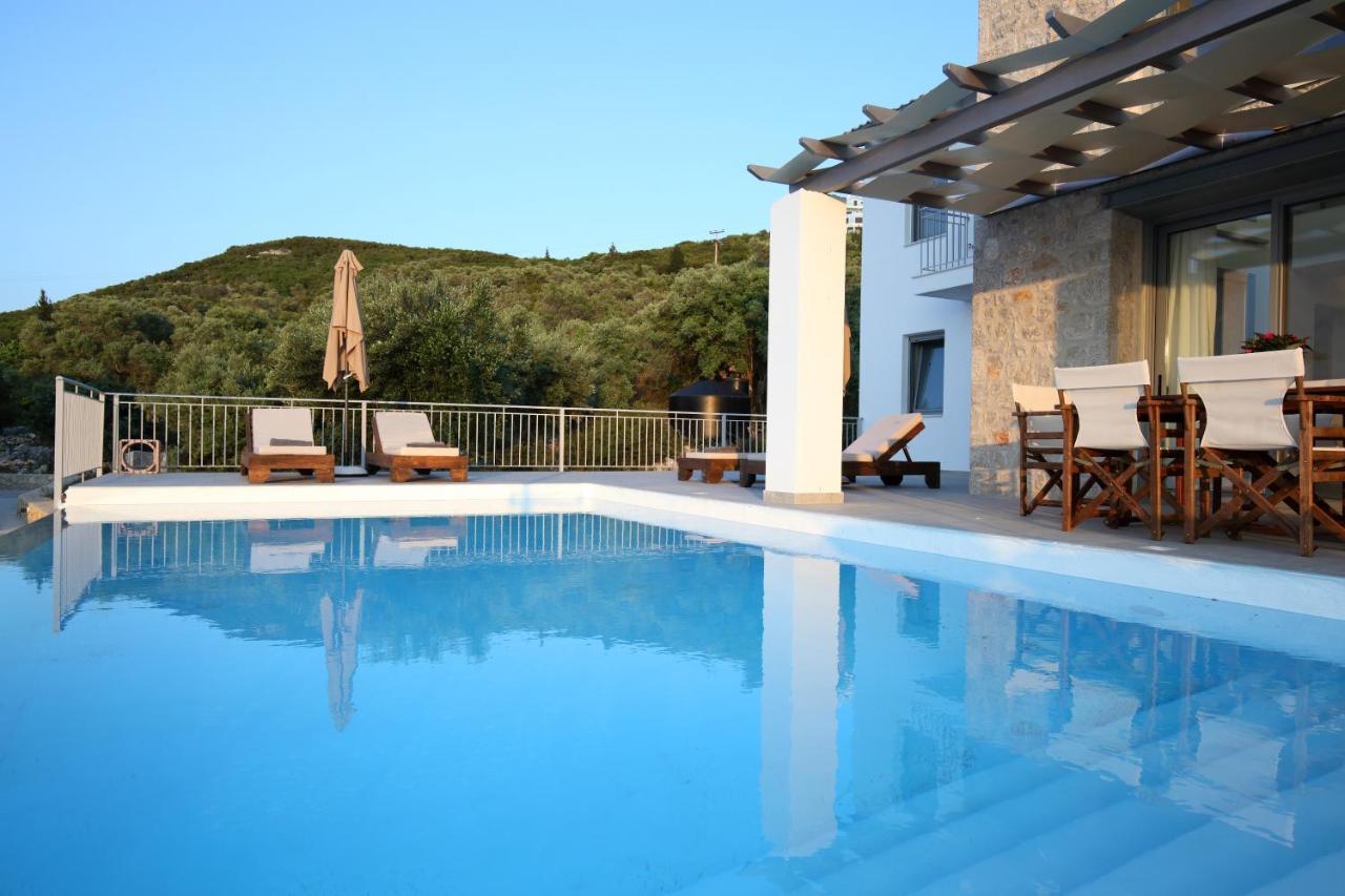 Tsakmakis Villas Luxury- Panoramic Sea View - Lefkada Cukaládesz Kültér fotó