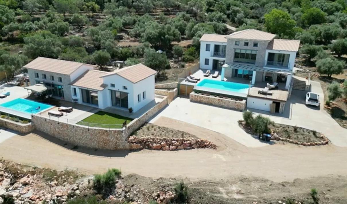 Tsakmakis Villas Luxury- Panoramic Sea View - Lefkada Cukaládesz Kültér fotó